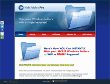 Tablet Screenshot of hidefolderspro.com
